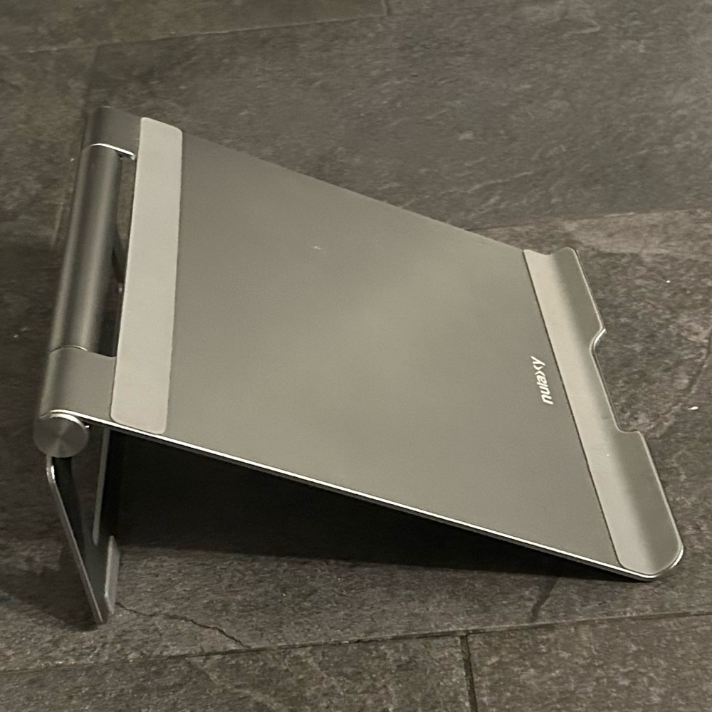 Nulaxy Adjustable Laptop Stand, for Laptops up to 17.3"- Space Grey